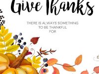 …..always something to BE thankful for.